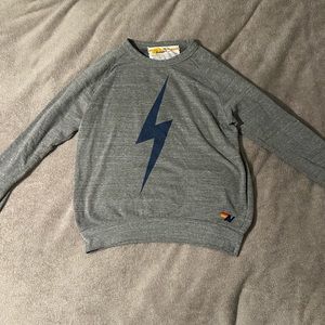 Aviator Nation lighting bolt crewneck